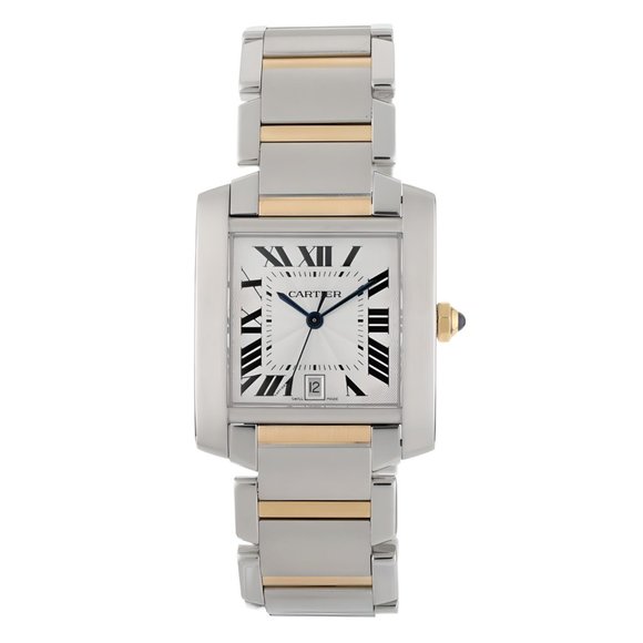Cartier Accessories - Cartier Tank Francaise 2302 Large 18k Yellow Gold/Steel 28x32mm Automatic Watch